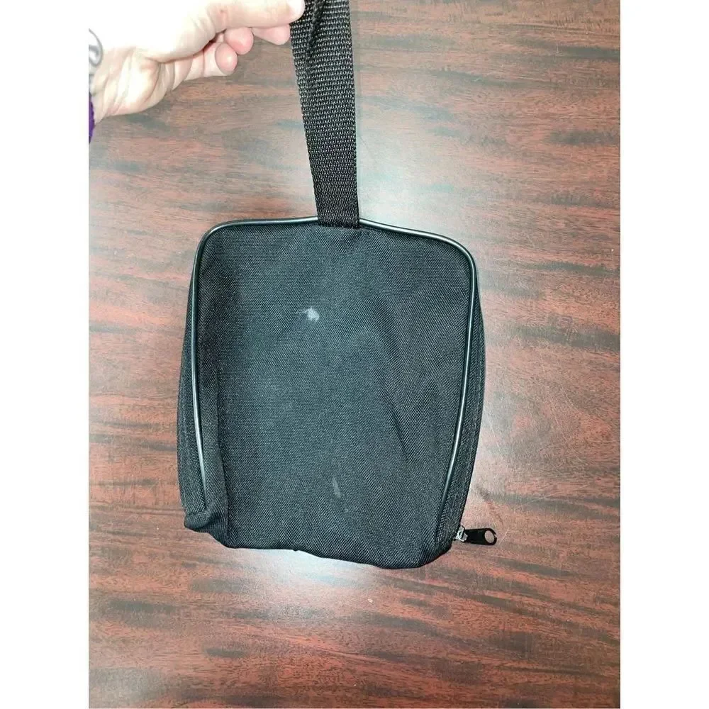Longacre Racing Black Small Zipper Bag